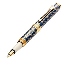 fountain pen isolated on white