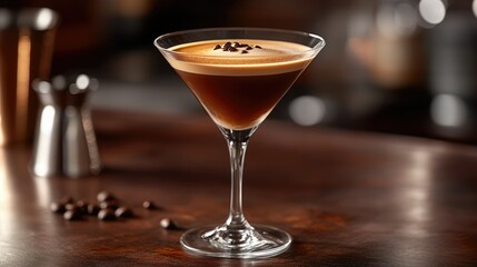 Espresso Martini Cocktail for Beverage Photography 