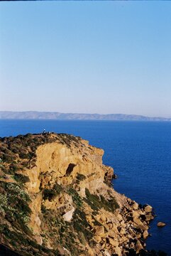 Beautiful sea and the cliff