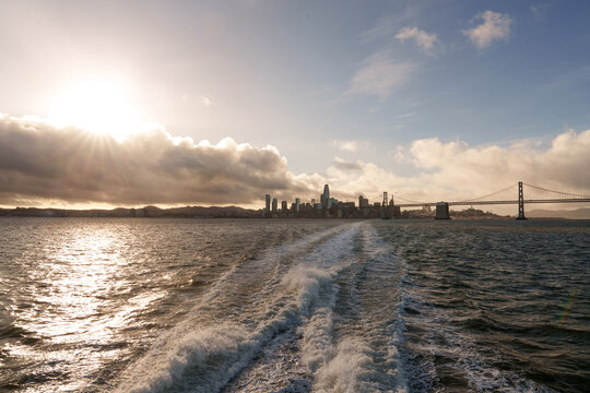 View of San Francisco from the Ferry