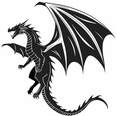 A dragon vector illustration