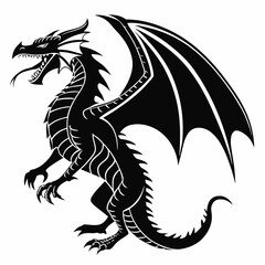 A dragon vector illustration