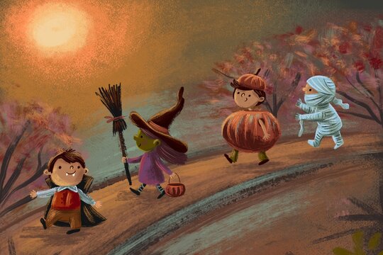 Halloween background 