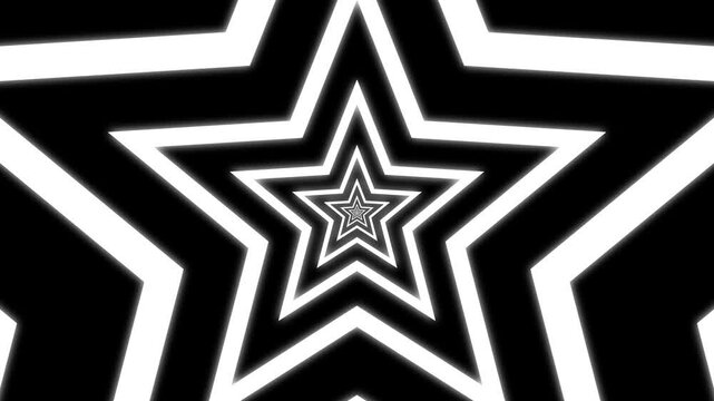 Star Optical illusion looping background