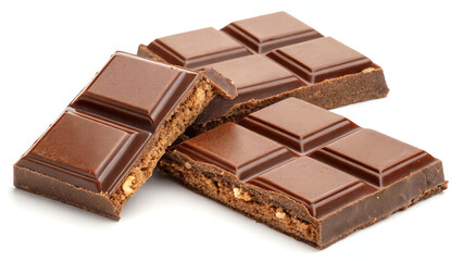 Milk Chocolate Pieces with Smooth Glossy Texture