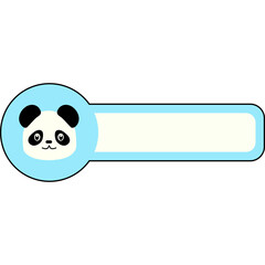 Cute Animal Name Tag