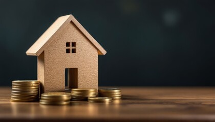 Real Estate and Mortgage Concept Budgeting for a Dream House