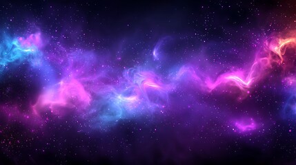 Fototapeta premium Cosmic Nebula Abstract Background Texture