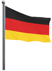 flag, germany, german, banner, symbol, national, waving, europe, country, wind, nation, illustration, patriotism, isolated, sign, berlin, button, german flag, flying, vector, 3d, pin, travel, world