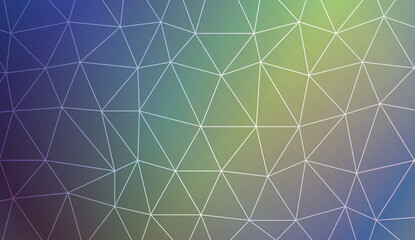 Modern pattern in triangles style. Decorative design For interior wallpaper, smart design, fashion print. Vector illustration. Blurred Background, Smooth Gradient Texture Color.