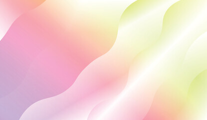 Modern Waves. Futuristic Technology Style Background. For Creative Templates, Cards, Color Covers Set. Vector Illustration with Color Gradient.