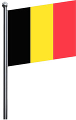 flag, belgium, country, national, europe, symbol, belgian, button, banner, nation, yellow, waving, icon, red, illustration, patriotism, vector, wind, isolated, 3d, emblem, brussels, sign, design, map