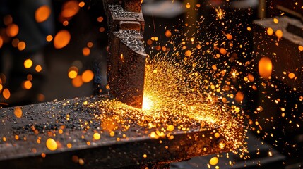 Fiery Forge: Metalwork in Action