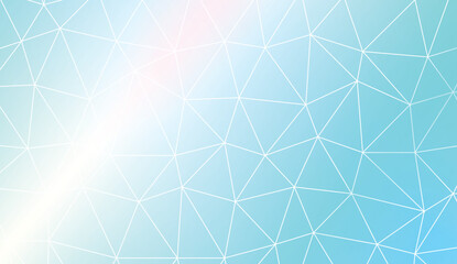 Fototapeta premium Modern pattern in triangles style. Decorative design For interior wallpaper, smart design, fashion print. Vector illustration. Blurred Background, Smooth Gradient Texture Color.