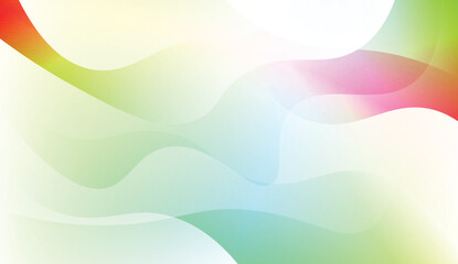 Abstract Waves. Futuristic Technology Style Background. For Creative Templates, Cards, Color Covers Set. Vector Illustration with Color Gradient.