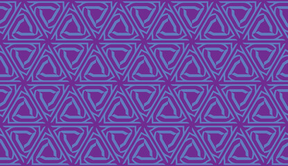 Curved line in triangles style. Vector illustration. Decorative design for For interior wallpaper, smart design, fashion print