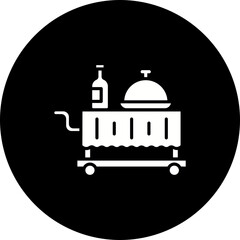 Fototapeta premium Room Service Icon
