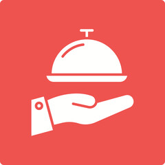 Fototapeta premium Room Service Icon