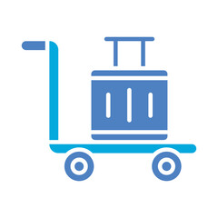 Luggage Cart Icon