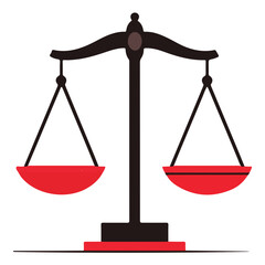 scales of justice vector