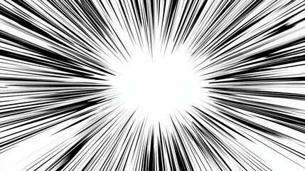 Radial Speed Lines Abstract Background