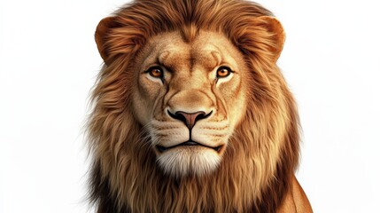 Fototapeta premium Majestic African Lion Portrait