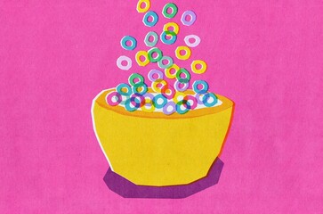 Breakfast cereal bowl