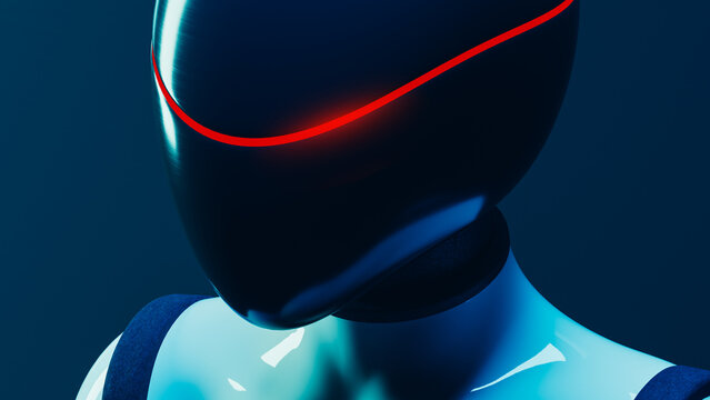 Humanoid robot displaying advanced artificial intelligence