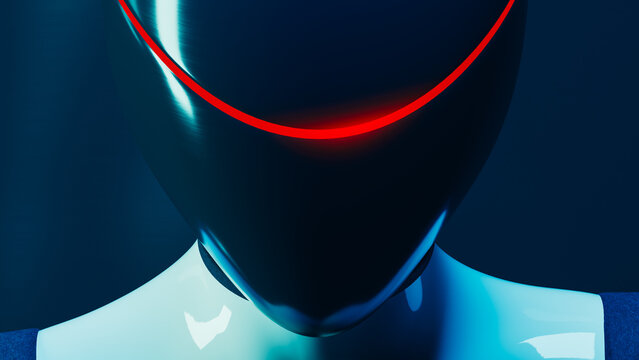 Humanoid robot displaying advanced artificial intelligence