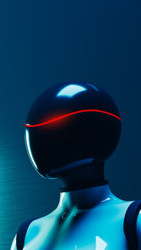 Humanoid robot displaying advanced artificial intelligence