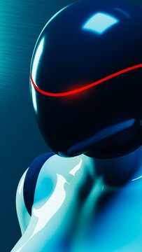 Humanoid robot displaying advanced artificial intelligence