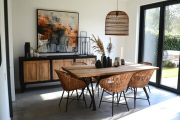 Modern Rustic Dining Room