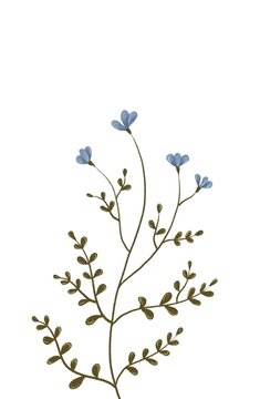 Blue flowers
