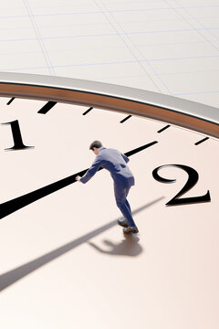 Productivity, deadline, time management concept.