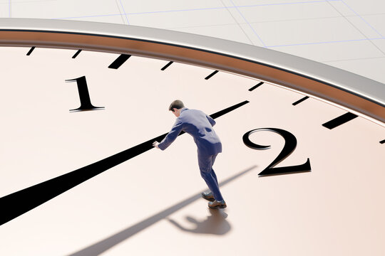 Productivity, deadline, time management concept.