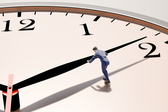 Productivity, deadline, time management concept.
