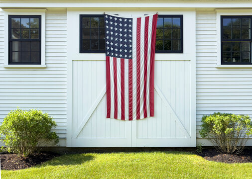 American Flag modern Barn Video vertical