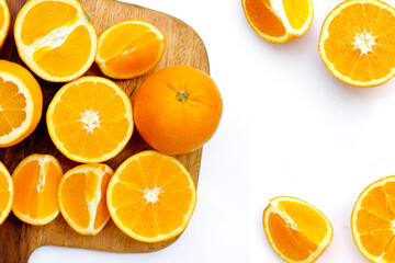 Fresh orange fruit, high vitamin c