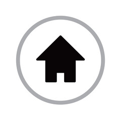 住宅　家のアイコンイラスト素材