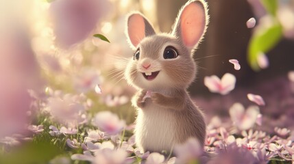 花びらとうさぎ