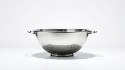 Metal Mixing Bowl on Counter