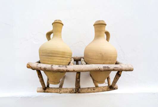 Traditional water ewers in Spain.