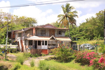 old abandoned house, Trois-ilets, martinique, antille