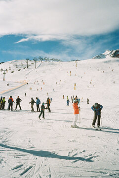 Ski resort on film