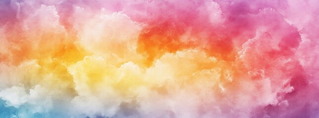 Colorful watercolor background with soft blends of light shades creating a dreamy and ethereal atmosphere