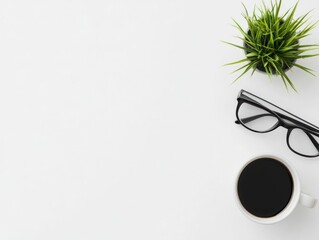 Blackandwhite desk setup with a printed business continuity flowchart