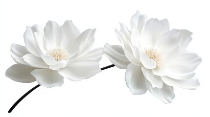 Fototapeta premium Two Elegant White Magnolias