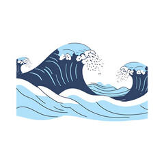 Obraz premium sea wave background