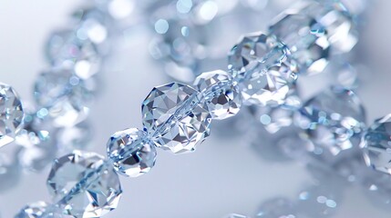 Exquisite faceted gemstones reflecting a symphony of light and brilliance embodying the epitome of luxury elegance and captivating allure