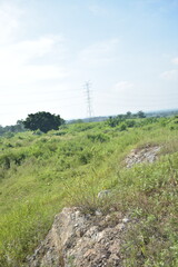 Obraz premium hills for livestock grazing areas